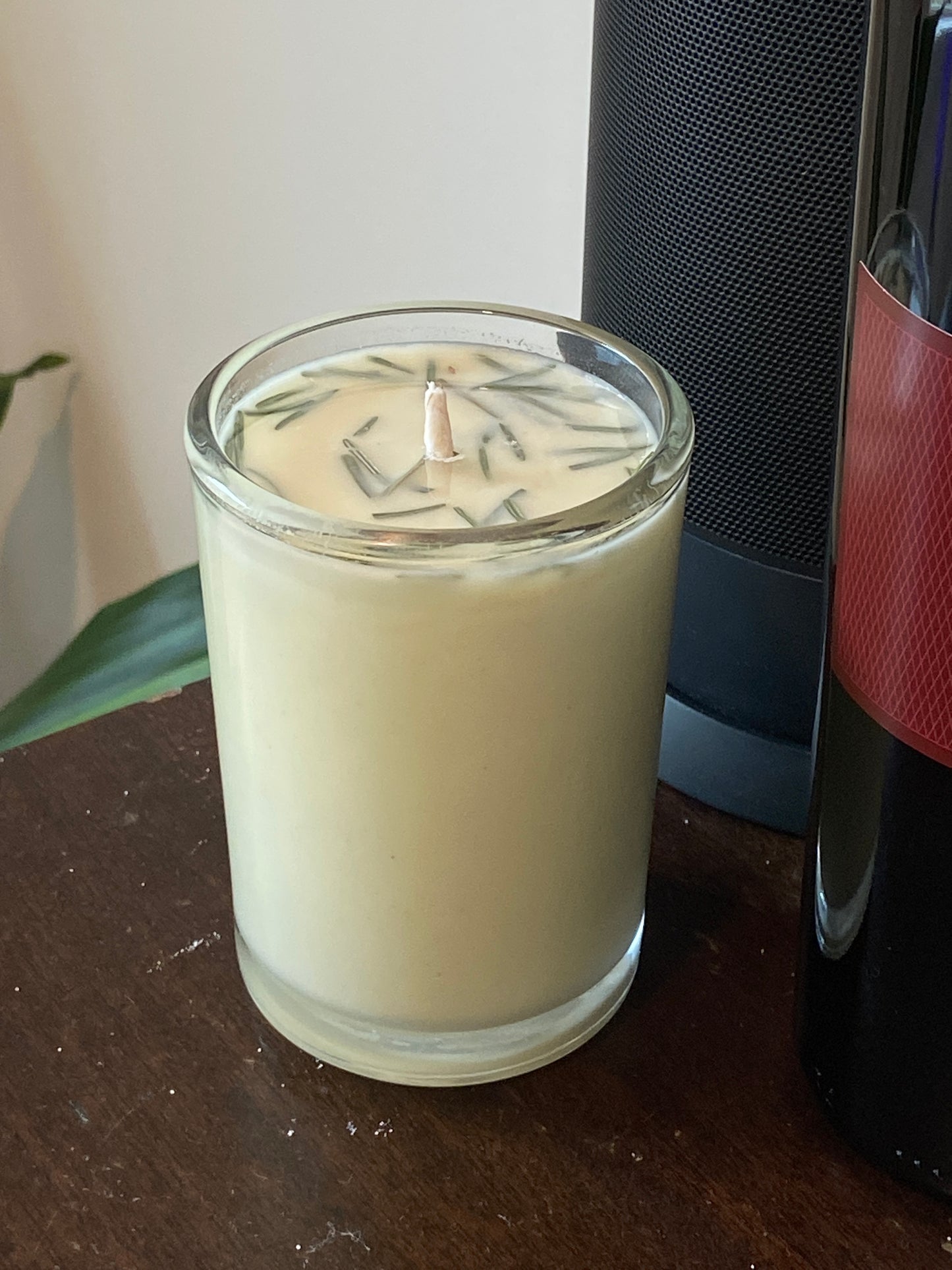 SOY CANDLE - Fir Needle Natural Libbey Tumbler 7 oz. Single Cotton Wick - LT7N