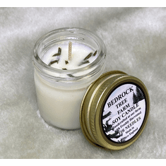 SOY CANDLE Fir Needle Natural Mason Mini Jar 1.25 oz. Cotton Wick - MJ125N